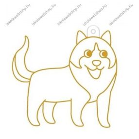 Fényvarázsforma, kicsi kutya-szibériai huskey