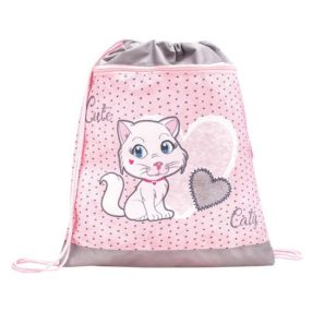 Belmil hálós és zsebes tornazsák, Cicás/Cute Caty