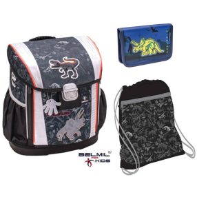 Belmil Customize-Me Dinosaur iskolatáska szett
