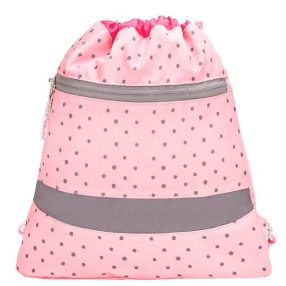 Belmil hálós és zsebes tornazsák, Prémium/Pink Dots