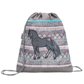 Belmil hálós és zsebes tornazsák, Lovas/Horse