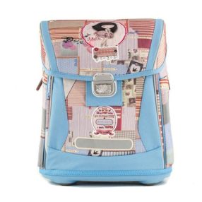   Anekke Patchwork ergonomikus iskolatáska, fémcsatos, 41X19X33 cm (25 liter)