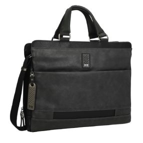   Dogs by Beluchi Férfi prémium üzleti táska, 40x12x32 cm (30104-01BLA)