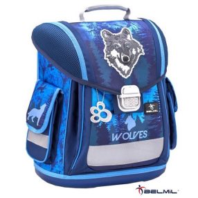 Belmil Sporty Mountain Wolf/Farkas iskolatáska (404-5)