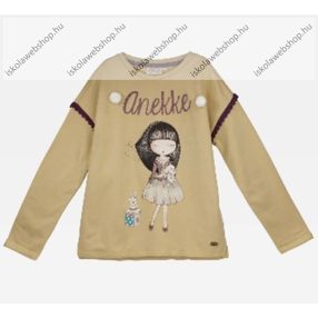 Anekke gyermek pulóver, világosbarna, 5-6 év (RH6140)