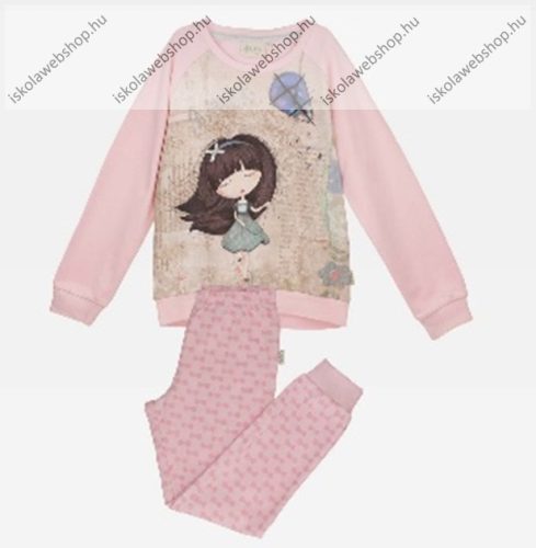 Anekke gyermek pizsama szett, világosrózsaszín, 5-6 év (RH7469)