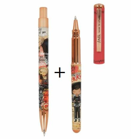 Anekke Authenticity golyóstoll és mechanikus ceruza szett, 14,5x1,5 cm (33800-211) 