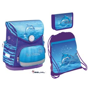 Belmil Compact Dolphin/Delfin iskolatáska szett (405-41)