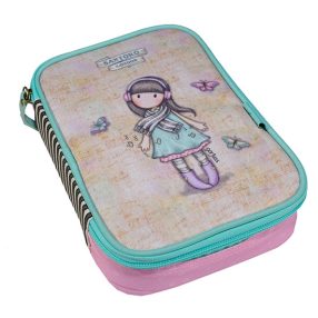   Santoro Gorjuss többszintes tolltartó, Lost In Music, 15X5X21,5 cm