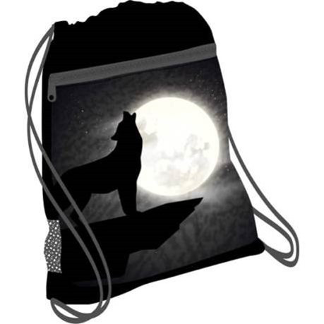 Belmil hálós és zsebes tornazsák, Állatos/Wolf Moon