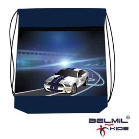 Belmil hálós és zsebes tornazsák, Autós/Night Race