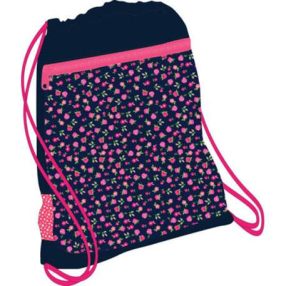 Belmil hálós és zsebes tornazsák, Virágos/Riding Horse