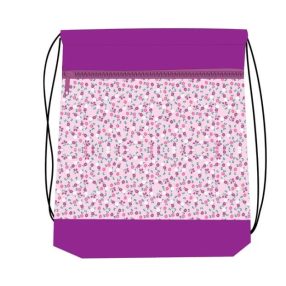 Belmil hálós és zsebes tornazsák, Virágos/Very Chic