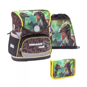   Belmil Compact Dinosaur Park/Dinos iskolatáska szett (405-41)