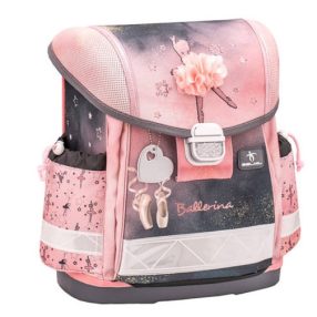   Belmil Classy iskolatáska, Ballerina Black Pink (403-13/AG) AGR Tanusítvánnyal 