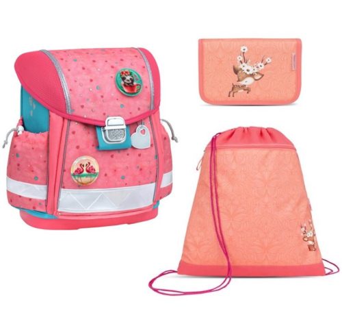 Belmil Classy With Patches Blue Bird iskolatáska szett (403-13/AG/PC) AGR Tanusítvánnyal 