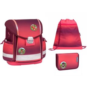   Belmil Classy With Patches Mahogany iskolatáska szett (403-13) AGR Tanusítvánnyal 