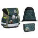 Belmil Classy With Patches Dino/Green Splash iskolatáska szett (403-13/AG/PC) AGR Tanusítvánnyal 