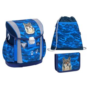   Belmil Customize-Me Alpha Wolf/Farkas iskolatáska szett (404-20/AG) AGR Tanusítvánnyal 