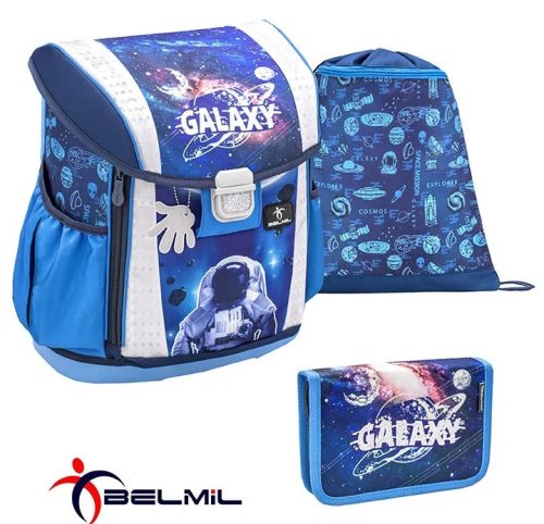 Belmil Customize-Me Astronaut In Galaxy/Űr iskolatáska szett (404-20)