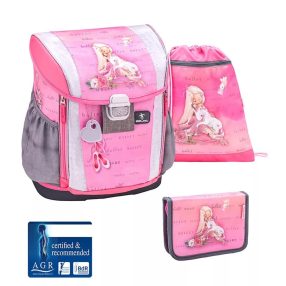   Belmil Customize-Me Balett Dark Pink iskolatáska szett (404-20)