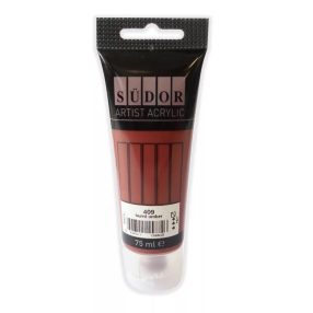   Akrilfesték, művész tubusban, Raw Umber Barna/409 (75 ml) - Südor 