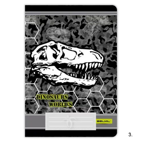 Belmil szótár füzet, Dinosaur World, 40 lapos, A/5 (31-40)