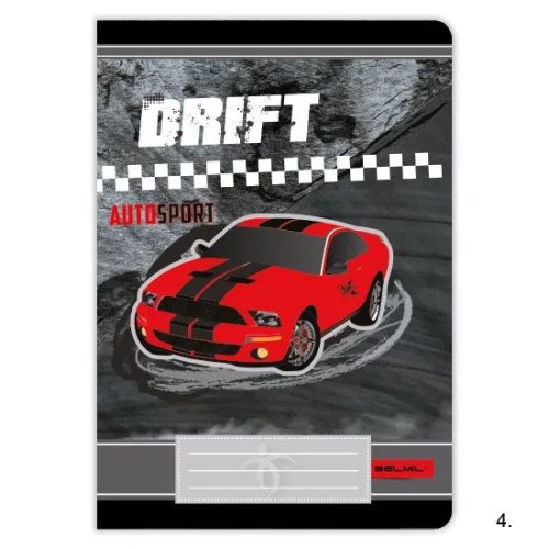 Belmil szótár füzet, Autósport/Drift, 40 lapos, A/5 (31-40)