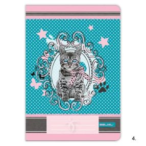 Belmil szótár füzet, Cica, 40 lapos, A/5 (31-40)