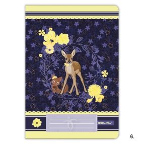   Belmil szótár füzet, Őzike és mókus, 40 lapos, A/5 (31-40)