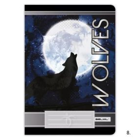 Belmil szótár füzet, Wolves/Farkas, 40 lapos, A/5 (31-40)