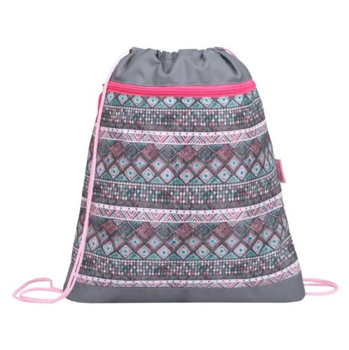 Belmil hálós és zsebes tornazsák, Lovas/Horse Aruba Blue