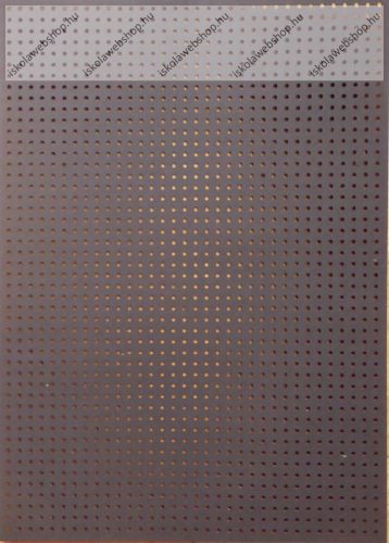 Hímzőkarton, 17,5x24,5 cm, fekete (1 db)- Folia