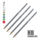 Faber-Castell GRIP 2001 HB grafitceruza, 4 db