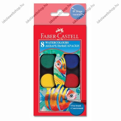 Vízfesték 8 szín - Faber-Castell