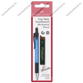   Faber-Castell Grip Matic töltőceruza, 0,5 mm kék + hegy (1375)