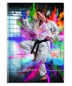 Sport - HolySport, Karate, kockás füzet, A/4 