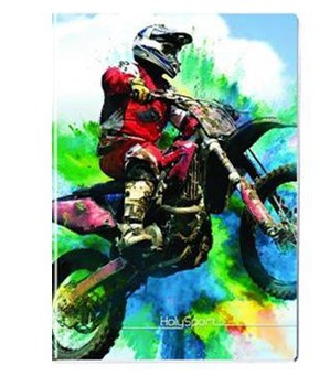 Sport - HolySport, Motor, kockás füzet, A/4 