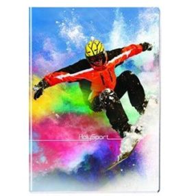 Sport - HolySport, Snowboard, kockás füzet, A/4 