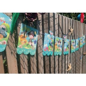 Parti kellék, Dekoráció, Kalózos