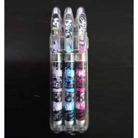   Monster High zselés toll készlet, 3 db (kék, fekete, piros) 