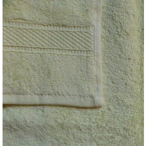 Frottír törölköző, Halványsárga, 30x50 cm