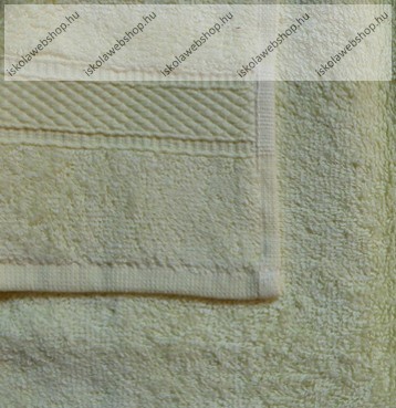 Frottír törölköző, Halványsárga, 30x50 cm