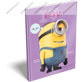 Keményfedeles notesz/Emlékkönyv, Minions - I <3U (A6)
