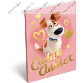   Papírfedeles notesz, A Kis kedvencek titkos élete/The secret Life of Pets Pink (A6)