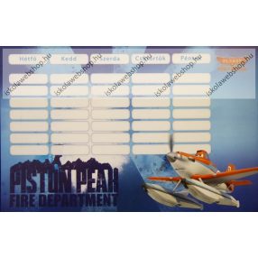 Planes/Repcsik blue kétoldalas órarend