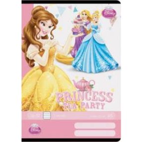   Hercegnős Princess Tea Party 2. osztályos vonalas füzet, A5/16-32