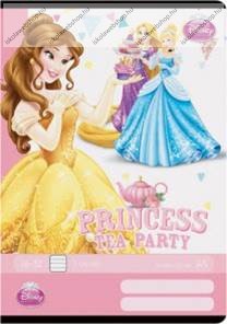 Hercegnős/Princess Tea Party 2. osztályos vonalas füzet, A5/16-32
