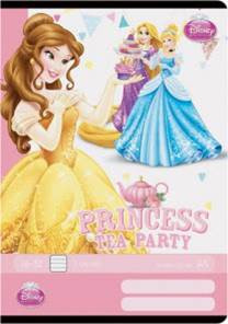 Hercegnős Princess Tea Party 2. osztályos vonalas füzet, A5/16-32