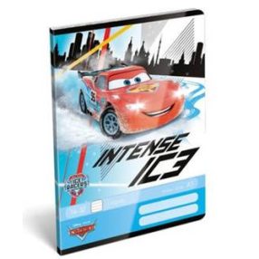 Autós Cars/Verdák 1. osztályos vonalas füzet, A5/14-32